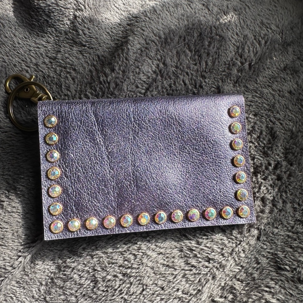 New Keep it Gypsy Becca metallic light purple leather credit card holder. - Picture 4 of 5